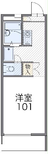 レオパレスカーサ・ベルの間取り