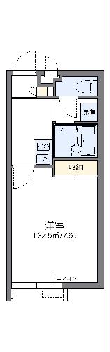 レオパレスラッキーの間取り