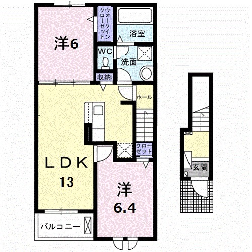 ニューライズ ブラボーの間取り