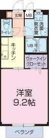 一色町の完工年月(2009年1月)築の賃貸アパートの間取り