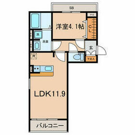 ファーランジュ四日市の間取り