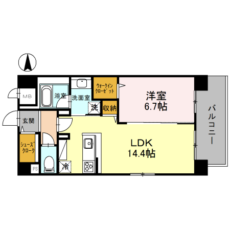 クレッシェンドⅤの間取り