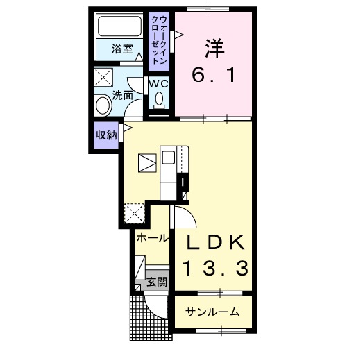 コンフォールの間取り