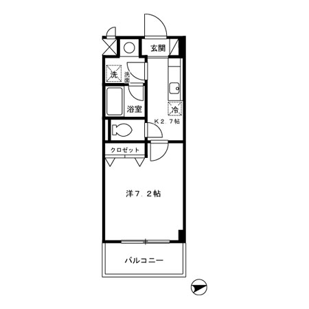 GLOIRE MANSIONの間取り