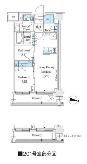 Ｊ．ＧＲＡＮ　Ｃｏｕｒｔ　品川西大井ＷＥの間取り