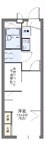レオパレス安信町四九番地の間取り