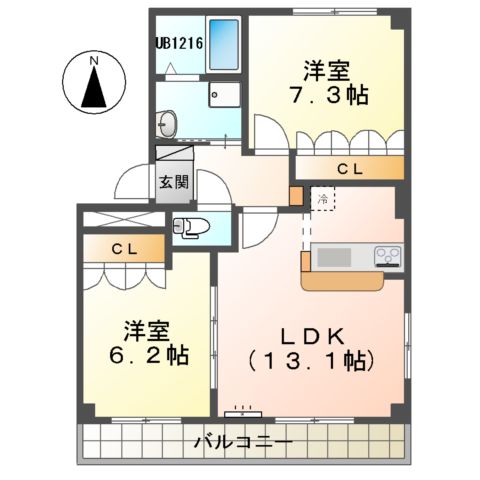 プランドールの間取り