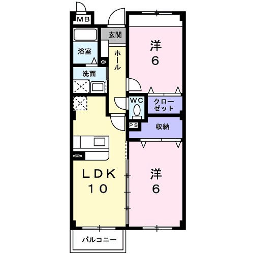 アビタシオンアグリアの間取り