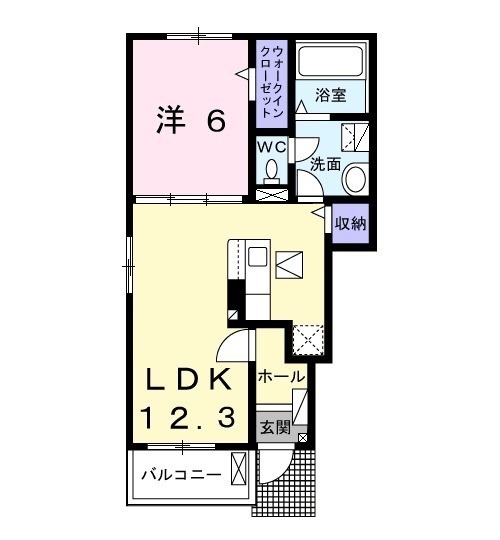 タートルヒルズ5thの間取り