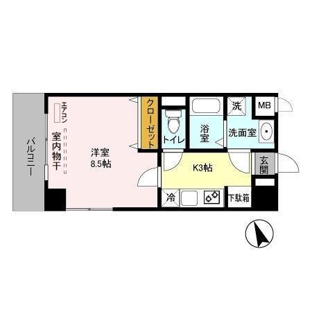 アルカータ壽 (住居部分)の間取り