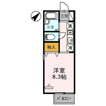 セジュール深泥池の間取り