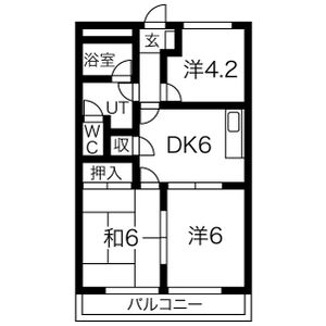 サンフィット小柳Ⅰの間取り