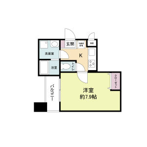 サムティ阿波座Lussoの間取り