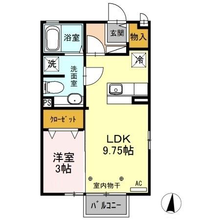 モナリエ御幸本町の間取り