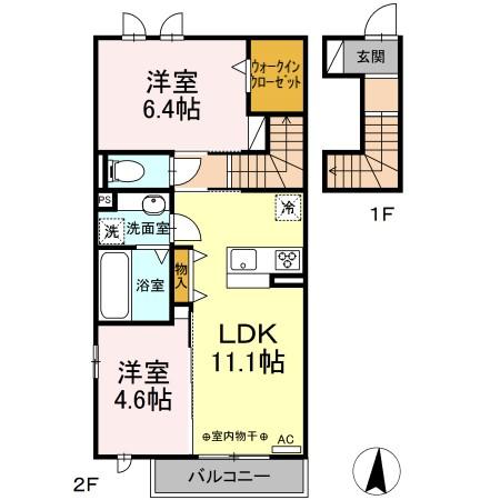D-ROOM Third A棟の間取り