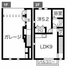 アンソレイエB棟の間取り