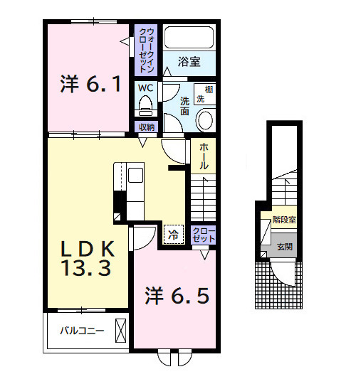 ルミネスⅢの間取り