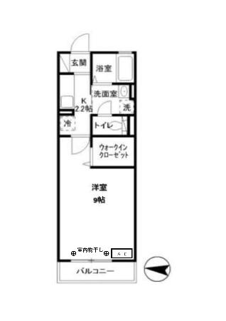 アゼリア Ⅰの間取り
