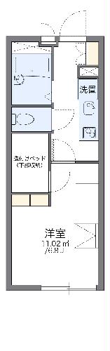 レオパレスププレの間取り