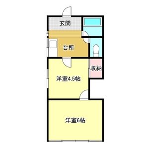 コーポミツトミの間取り