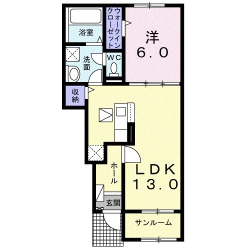 クラリスの間取り