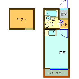 コーポマリーナ西戸部の間取り