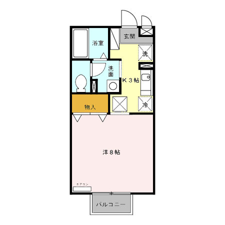 セジュールひらのの間取り