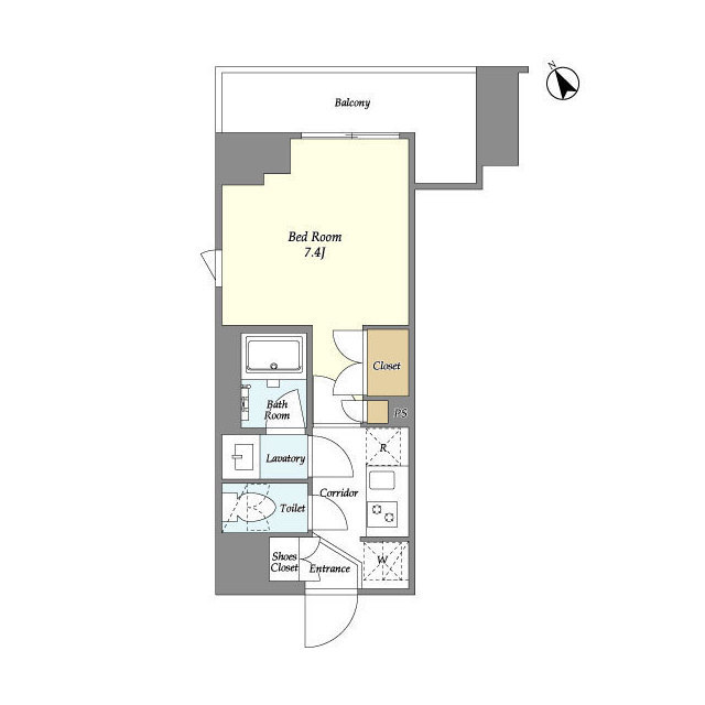 市谷台町坂フロントの間取り