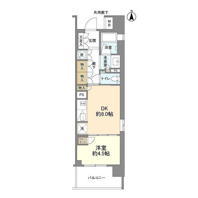 ザ・パークハウス上野池之端レジデンスの間取り