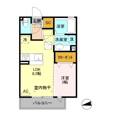 ペンバレーの間取り