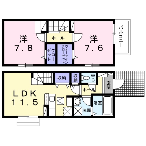 ヴィオラKの間取り