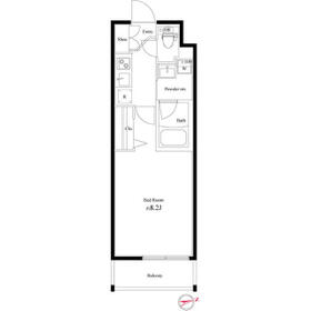 ハーモニーレジデンス新宿御苑 THE WESTの間取り