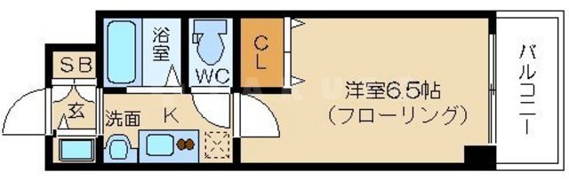 プレサンス中之島公園グラシアの間取り