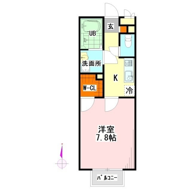 アムール ブションの間取り