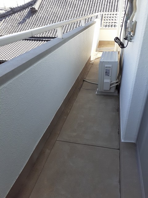 12/24 バルコニー