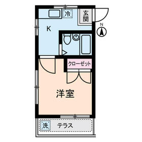 シャインハイム草加新田Ⅱの間取り