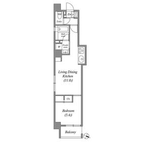 ASTILE日本橋浜町の間取り