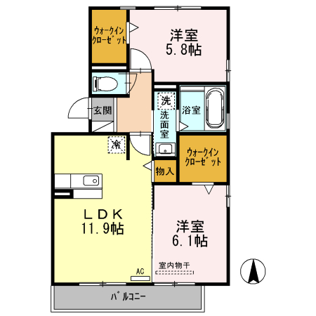 グラン・ブールの間取り