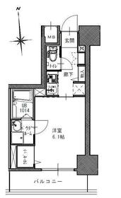 S-RESIDENCE南堀江の間取り