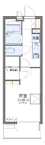 レオパレス玉楽の間取り