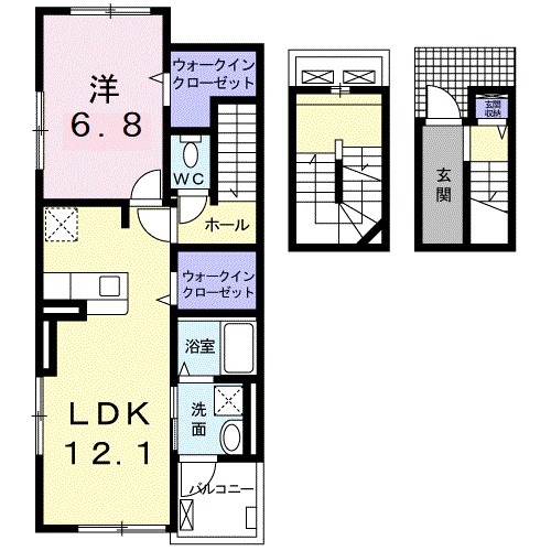 イリーデⅡの間取り