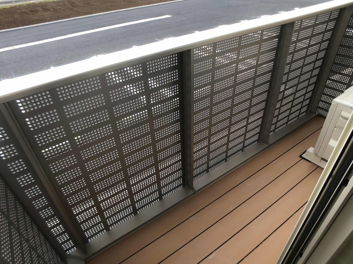 12/24 バルコニー