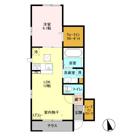 グランドソレイユIIIの間取り