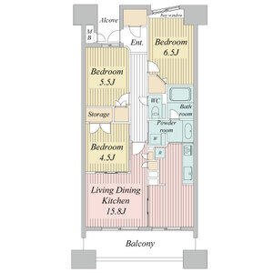 グランカーサ上前津の間取り