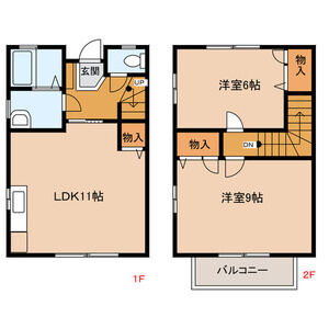 グランシャリオ古賀の間取り