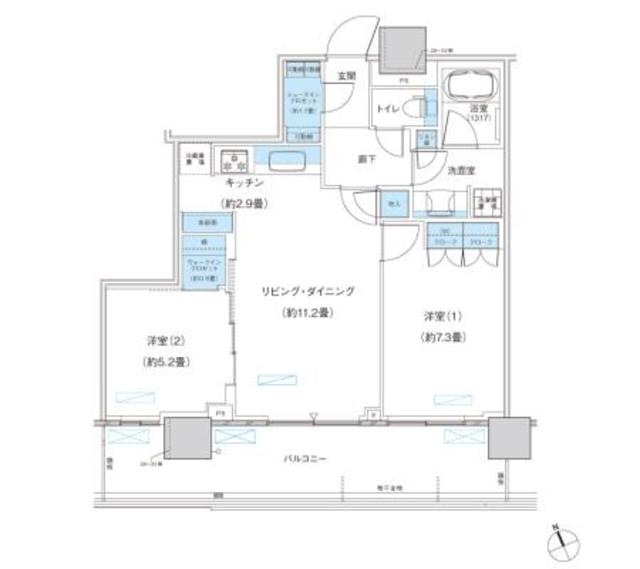 パークシティ柏の葉キャンパス　ザ・ゲートの間取り