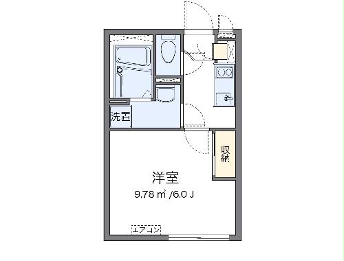 クレイノラメールエムズの間取り