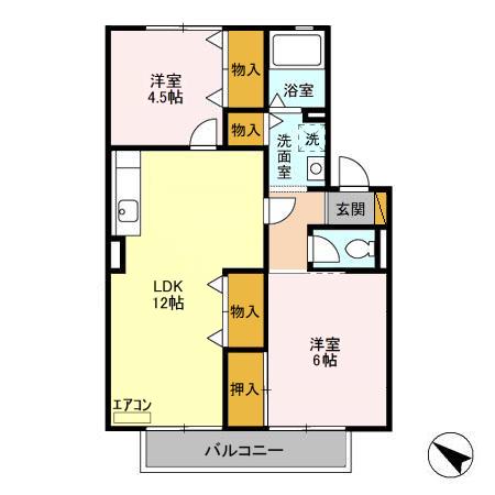 パレドソレイユ・パレドエトワールの間取り