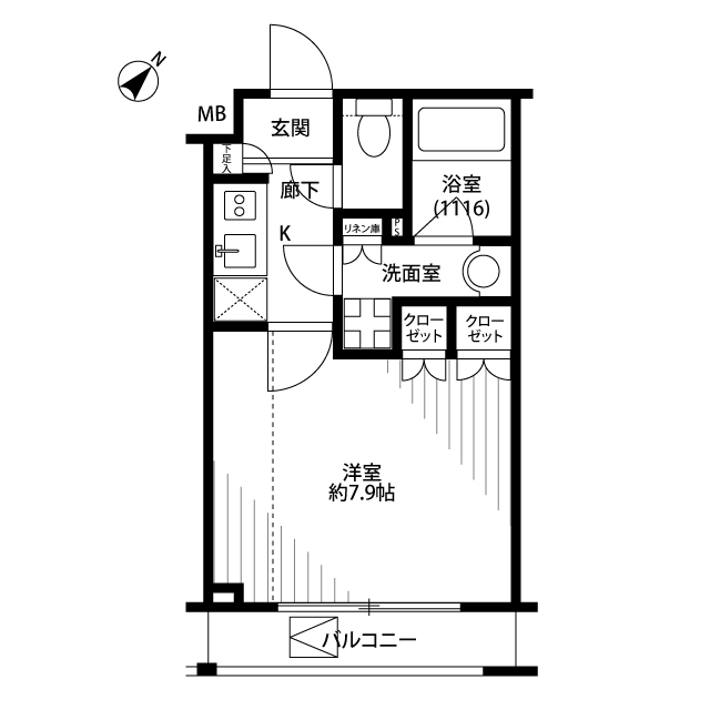 プレール・ドゥーク志村坂上の間取り