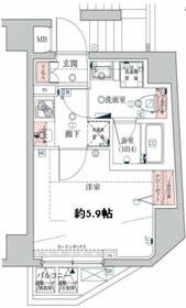 ベルシード横濱ウエストの間取り